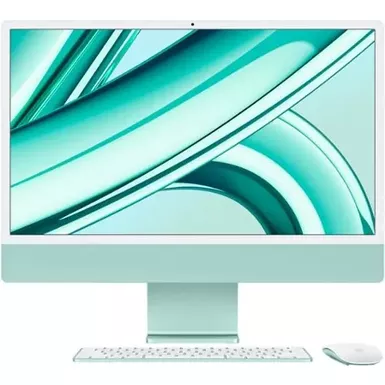 Apple - iMac 24" All-in-One - M3 chip - 8GB Memory - 512GB (Latest Model) - Green