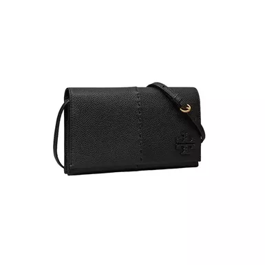 Tory Burch McGraw Wallet Crossbody (Black)