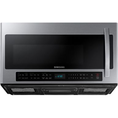 Alt View Zoom 14. Samsung - 2.1 Cu. Ft. Over-the-Range Microwave with Sensor Cook - Stainless steel