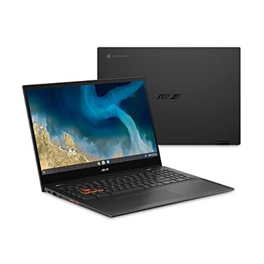 image of ASUS Chromebook Flip CM5 15.6" Full HD 2-In-1 Touchscreen Notebook Computer, AMD Ryzen 3 3250C 2.6GHz, 4GB RAM, 64GB eMMC, Chrome OS, Mineral Gray with sku:ascm55fdn34t-adorama