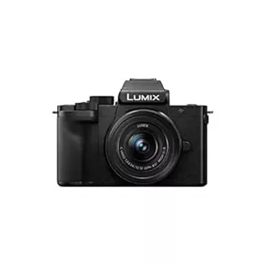 image of Panasonic LUMIX G100 4k Mirrorless Camera for Photo and Video, Built-in Microphone with Tracking, Micro Four Thirds Interchangeable Lens System, 12-32mm Lens, 5-Axis Hybrid I.S., DC-G100DKK (Black) with sku:ipcg100dk-adorama