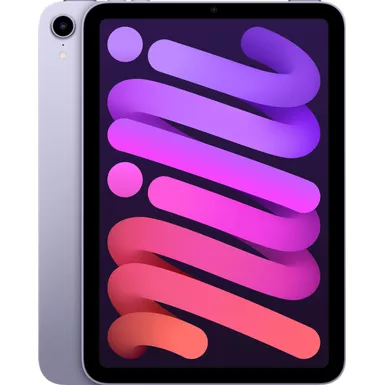 image of Apple - iPad mini (6th Generation) Wi-Fi - 64GB - Purple with sku:mk7r3ll/a-streamline