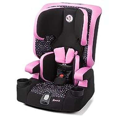 image of Disney Baby Disney MagicSquad 3-in-1 Harnessed Booster Car Seat, Minnie Dot Party with sku:b0c8pw12xr-amazon