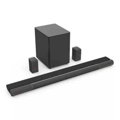 VIZIO - 5.1.4-Channel Elevate Soundbar with Wireless Subwoofer and Rotating Speakers for Dolby Atmos/DTS:X - Charcoal Gray