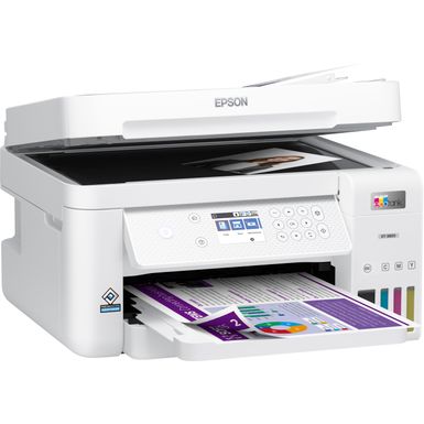 Alt View Zoom 12. Epson - EcoTank ET-3850 All-in-One Inkjet Cartridge-Free Supertank Printer