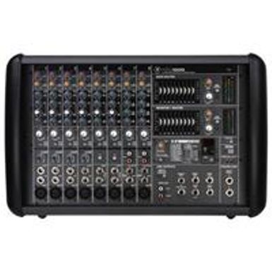 image of Mackie 8-Channel Powered Mixer with 32-Bit Gig Ready Effects, 1600w, 3-Band EQ with sku:mac-ppm1008-guitarfactory