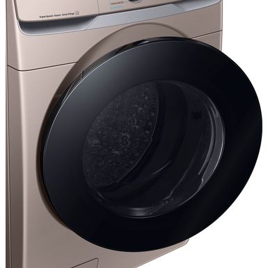 Alt View Zoom 19. Samsung - 4.5 cu. ft. Large Capacity Smart Front Load Washer with Super Speed Wash - Champagne