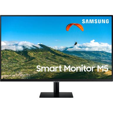 image of Samsung - AM500 Series LS27AM500NNZA 27 Smart Tizen Monitor FHD - Black with sku:bb21656515-6437800-bestbuy-samsung
