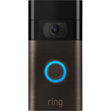 image of Ring Video Doorbell (2020 Release) Venetian Bronze - Venetian Bronze with sku:bb21673067-6441423-bestbuy-ring