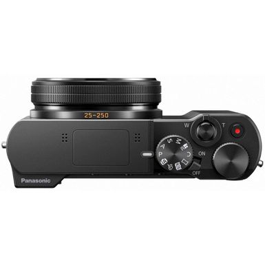 Top Zoom. Panasonic - LUMIX ZS100 1-inch 20.1-Megapixel Sensor Point and Shoot Digital Camera with LEICA DC 10X Lens - DMC-ZS100K - Black