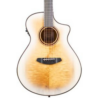 image of Breedlove Pursuit Exotic S Concert CE Acoustic Electric Guitar. White Sand Myrtlewood with sku:bre-pscn55cemymy-guitarfactory