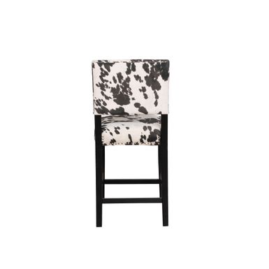 Wilbeth Counter Stool Black Cow