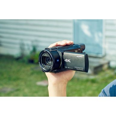 Alt View Zoom 18. Sony - Handycam AX53 4K Flash Memory Premium Camcorder - Black