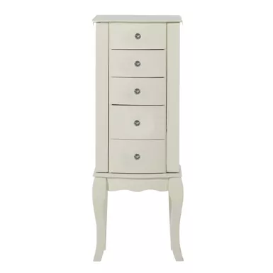image of Felicity Jewelry Armoire White with sku:pfxs1312-linon