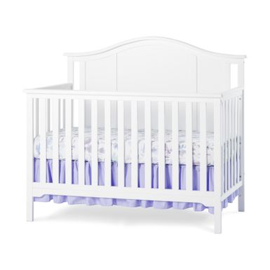image of Forever Eclectic Cottage Arch Top 4-in-1 Convertible Crib - Matte White with sku:a-jqawgrcwmiqhws3hqzuqstd8mu7mbs-chi-ovr
