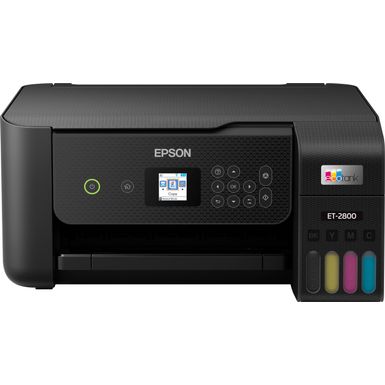 Alt View Zoom 12. Epson - EcoTank ET-2800 Wireless Color All-in-One Inkjet Cartridge-Free Supertank Printer - Black