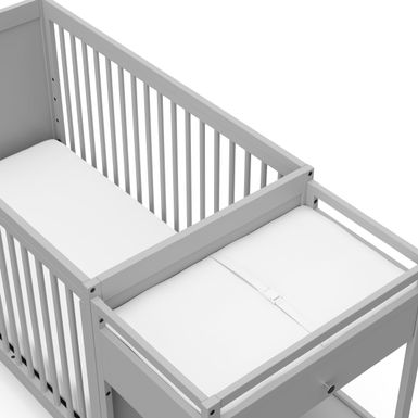 Graco Fable 4-in-1 Convertible Crib and Changer - White
