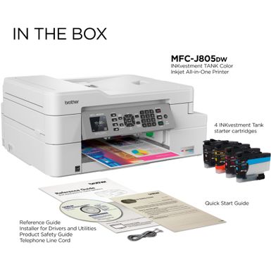 Rent to own Brother - INKvestment Tank MFC-J805DW Wireless All-In-One
