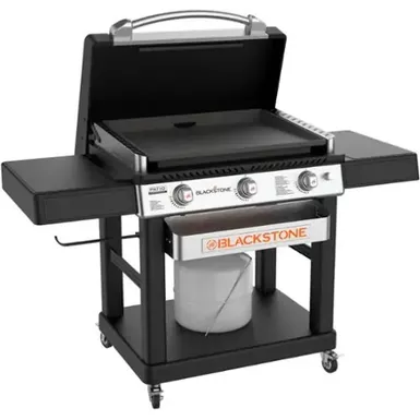 image of Blackstone - 28-in. Outdoor Griddle - Black with sku:bb22066032-bestbuy