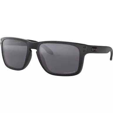 image of Oakley Holbrook XL Sunglasses (OO9417-0559, Matte Black/Prizm Black Polarized) with sku:oo9417-0559|matte-corporatesignature