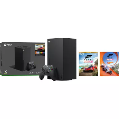 Microsoft - Xbox Series X 1TB Console - Forza Horizon 5 Bundle - Black