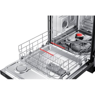 Alt View Zoom 24. Samsung - StormWash 24" Top Control Built-In Dishwasher with AutoRelease Dry, 3rd Rack, 48 dBA - Black stainless steel