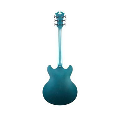D'Angelico Premier DC Semi-Hollow Electric Guitar w/ Stop-Bar Tailpiece - Ocean Turquoise - Blue