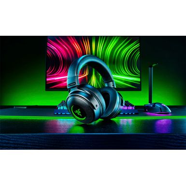 Alt View Zoom 13. Razer - Kraken V3 Pro HyperSense Wireless 7.1 Surround Sound Gaming Headset for PC with Chroma RGB Lighting - Black