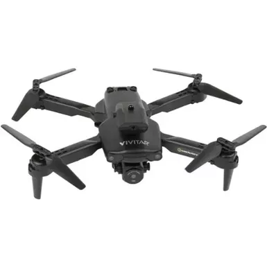 image of Vivitar - Air View Foldable Drone with Remote - Black with sku:bb22142958-bestbuy