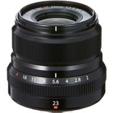 image of Fujifilm XF 23mm (35mm) F/2R WR Lens, Black with sku:ifj232b-adorama