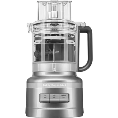 image of KitchenAid 13-Cup Food Processor with Work Bowl in Contour Silver with sku:kfp1318cu-almo