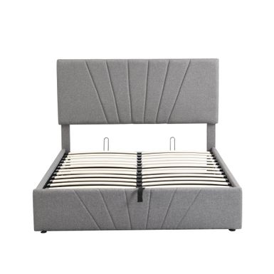 Rent to own Nestfair Upholstered Platform Bed with a Hydraulic Storage ...