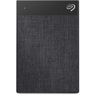 Seagate - Backup Plus Ultra Touch 2TB External USB-C/USB 3.0 Portable Hard Drive with Hardware Encryption - Black