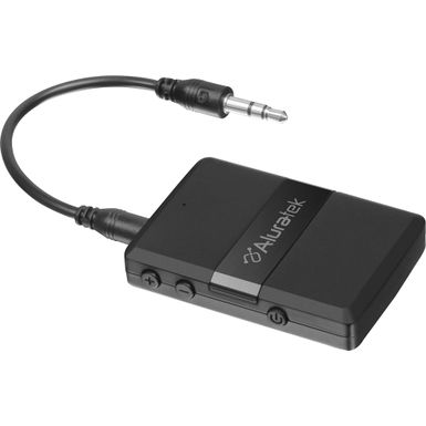 image of Aluratek - Bluetooth Wireless Audio Transmitter and Receiver for TV and other audio devices - Black with sku:bb20667390-5715709-bestbuy-aluratek