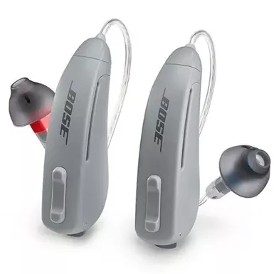 image of Lexie Hearing - Lexie B1 OTC Hearing Aids Powered by Bose - Light Gray with sku:bb22091230-bestbuy