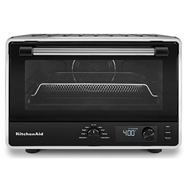 image of KitchenAid - Digital Countertop Oven with Air Fry - Black Matte with sku:bb21563119-6415708-bestbuy-kitchenaid