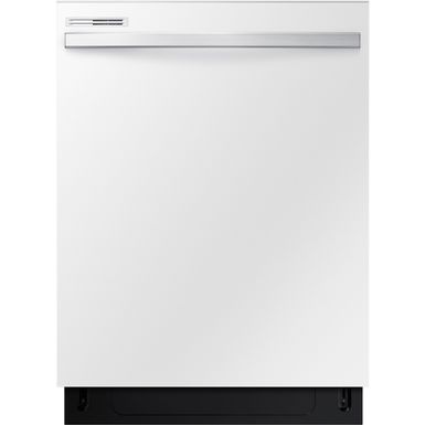 image of Samsung 24-In. Dishwasher with Integrated Handle and Controls, White with sku:dw80r2031uw-almo