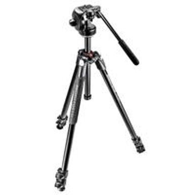 image of Manfrotto MK290XTA3-2WUS 290 Xtra Aluminum Tripod with 128RC Micro Fluid Head with Quick Release with sku:b013js86sw-man-amz