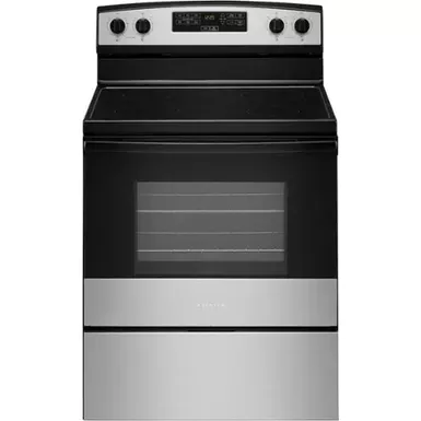 image of Amana - 4.8 Cu. Ft. Freestanding Electric Range - Stainless Steel with sku:bb22020350-bestbuy