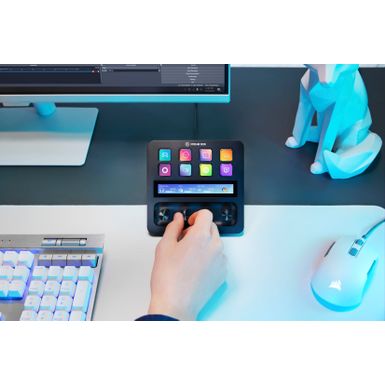 Alt View Zoom 22. Elgato - Stream Deck + Full-size Wired USB Keypad with - Black