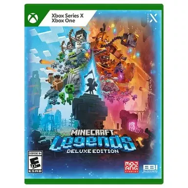image of Minecraft Legends Deluxe Edition - Xbox Series X, Xbox One with sku:bb22090622-bestbuy