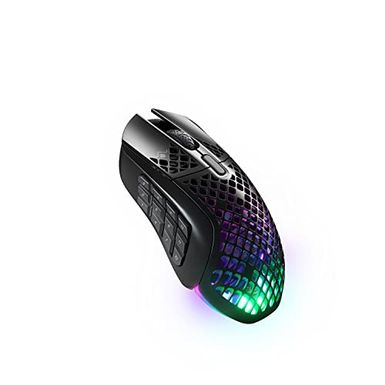 image of SteelSeries Aerox 9 Wireless Gaming Mouse with 6.5' Cable and 16 Programmable Buttons with sku:b09vnpb6q1-amazon