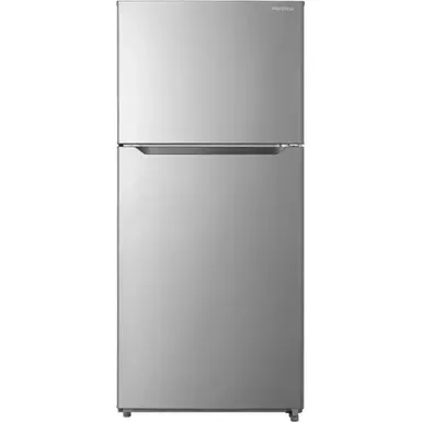 image of Insignia™ - 18 Cu. Ft. Top-Freezer Refrigerator with ENERGY STAR Certification - Stainless Steel with sku:bb21807972-bestbuy