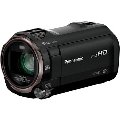 image of Panasonic - HC-V785K Full HD Video Camera Camcorder with 20X Optical Zoom - Black with sku:bb22010804-6511404-bestbuy-panasonic