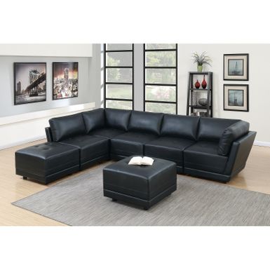 Rent to own Bergen 7-Piece Modular Sofa Set Upholstered in ...