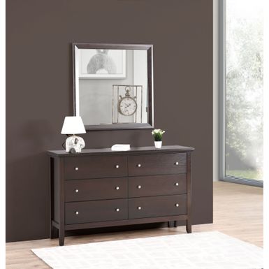 image of Primo Bedroom Dresser Mirror - Espresso with sku:gzbpwinvj_3jpww9ljmkjwstd8mu7mbs-overstock