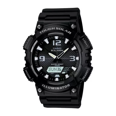 Casio - Tough Solar Ani-Digi Watch Black