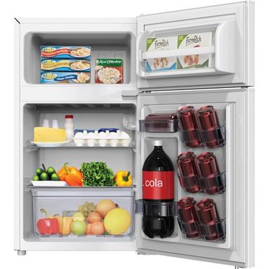 image of Avanti 3.1 Cu. Ft. White Counterhigh Refrigerator with sku:ra31b0w-electronicexpress