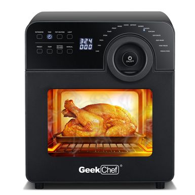image of Digital 16-In-1 Air Fryer Toaster Oven - Black with sku:mnldsm758zgrlj7p19jfvgstd8mu7mbs-overstock