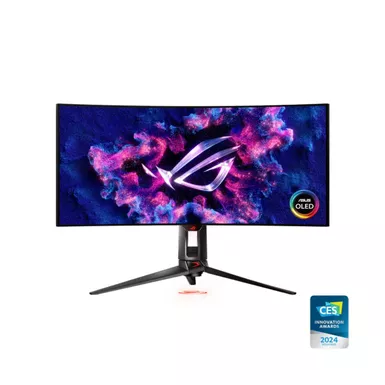 image of ASUS ROG Swift OLED PG34WCDM 34" 21:9 UWQHD 240Hz Curved HDR Gaming Monitor with sku:b0cts32kzh-amazon